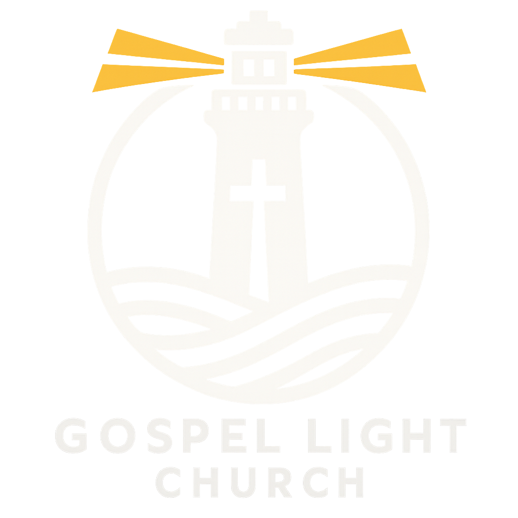 Gospel Light Church lighthouse logo